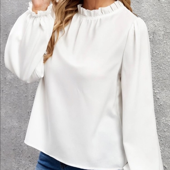 Boho frill trim blouse - Picture 13 of 15